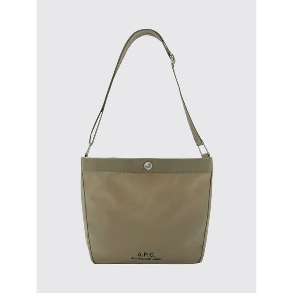 A.P.C. Men The Journal Polyester Shoulder Bag A.P.C. With Contrasting Logo